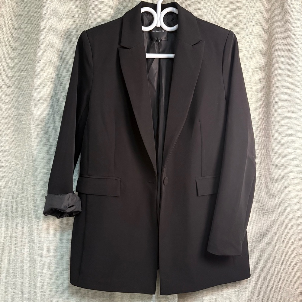 Dynamite Classic Black Blazer
